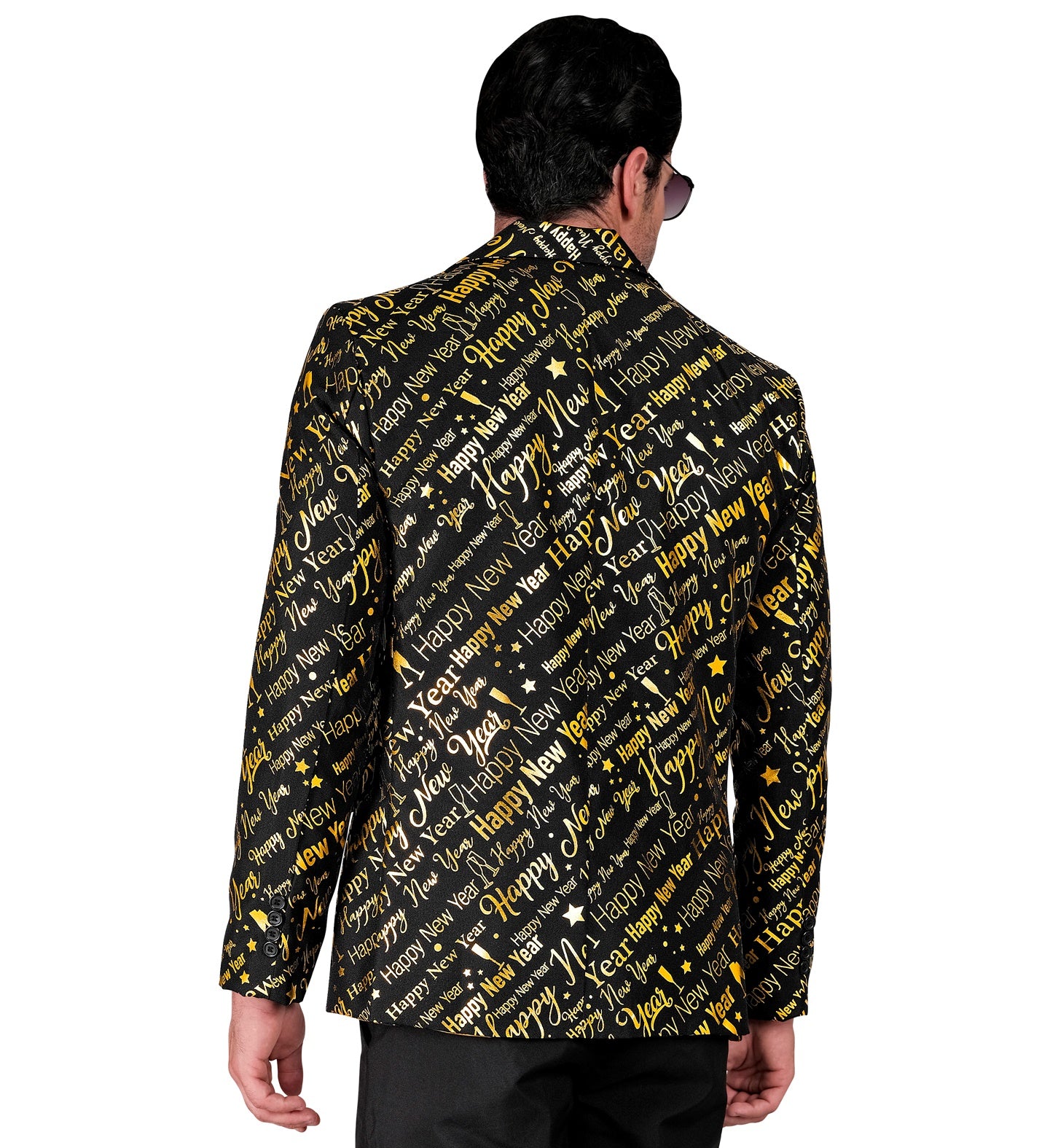 das-kost-mland-happy-new-year-sakko-herren-schwarz-gold image 3