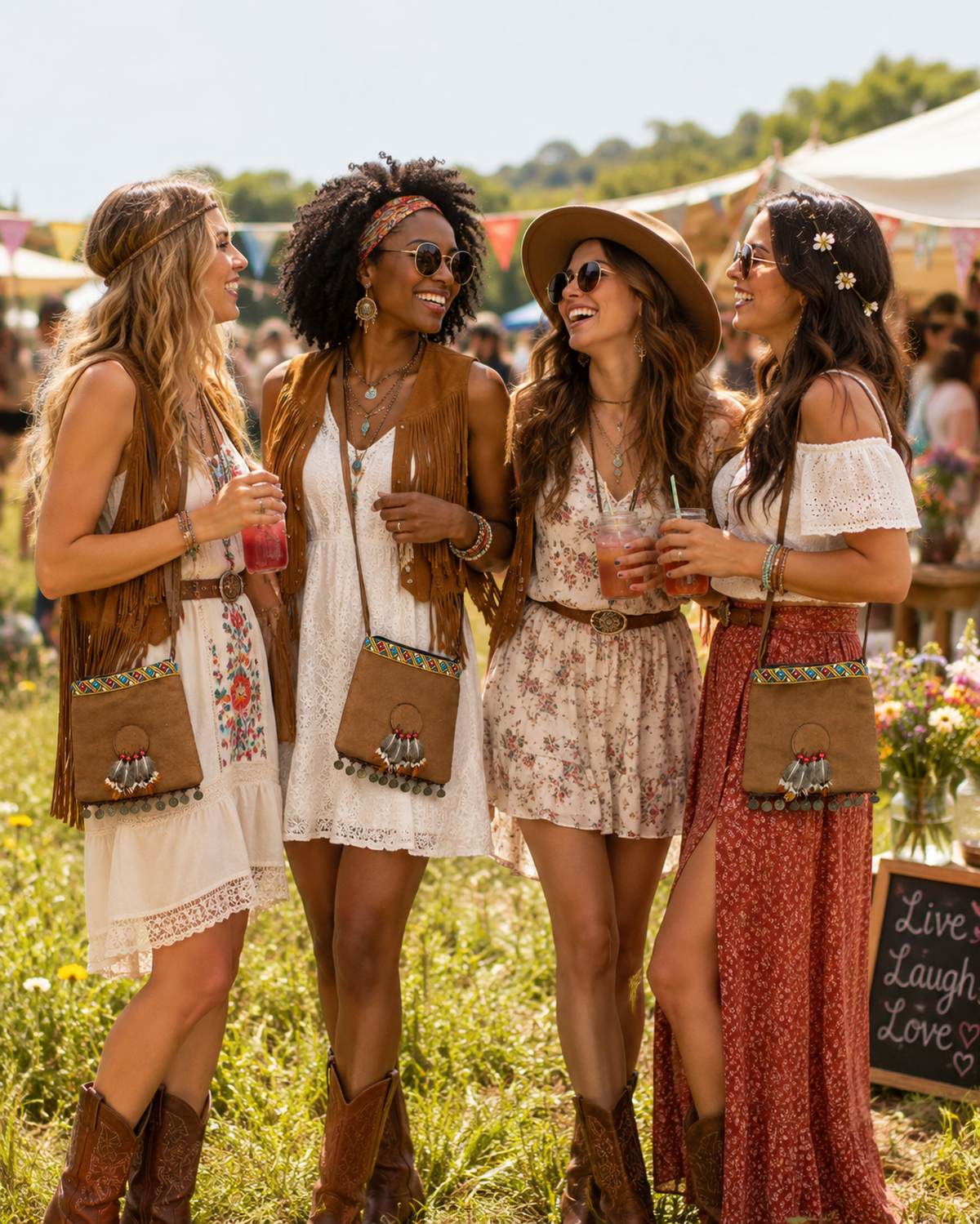 das-kost-mland-accessoires-hippie-umh-ngetasche-braun-federn image 3