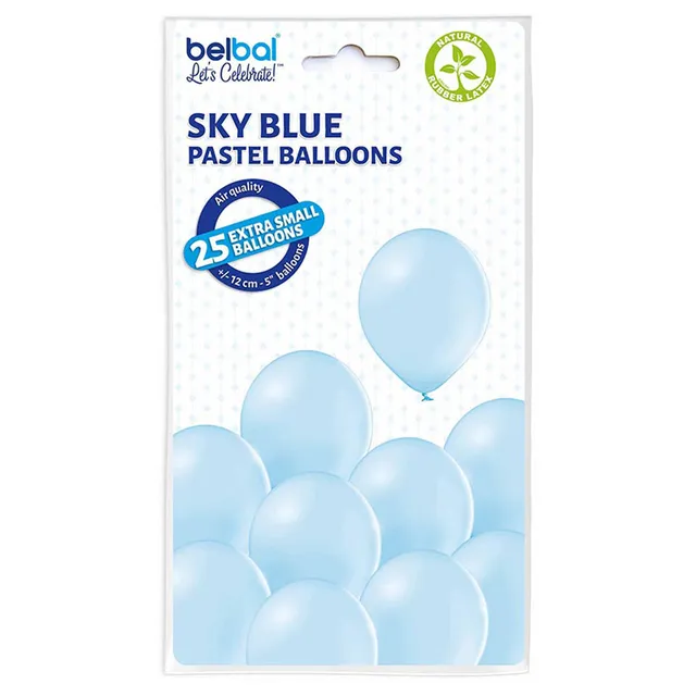 das-kost-mland-luftballon-unifarben-hellblau-25-st-ck-12cm image 1