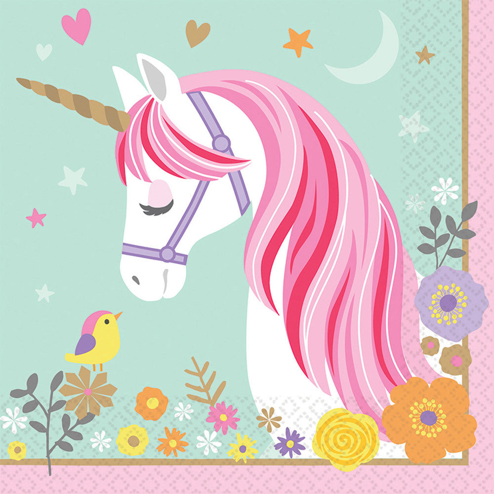 amscan-magical-unicorn-trinkhalme-einhorn-party-20-cm image 3