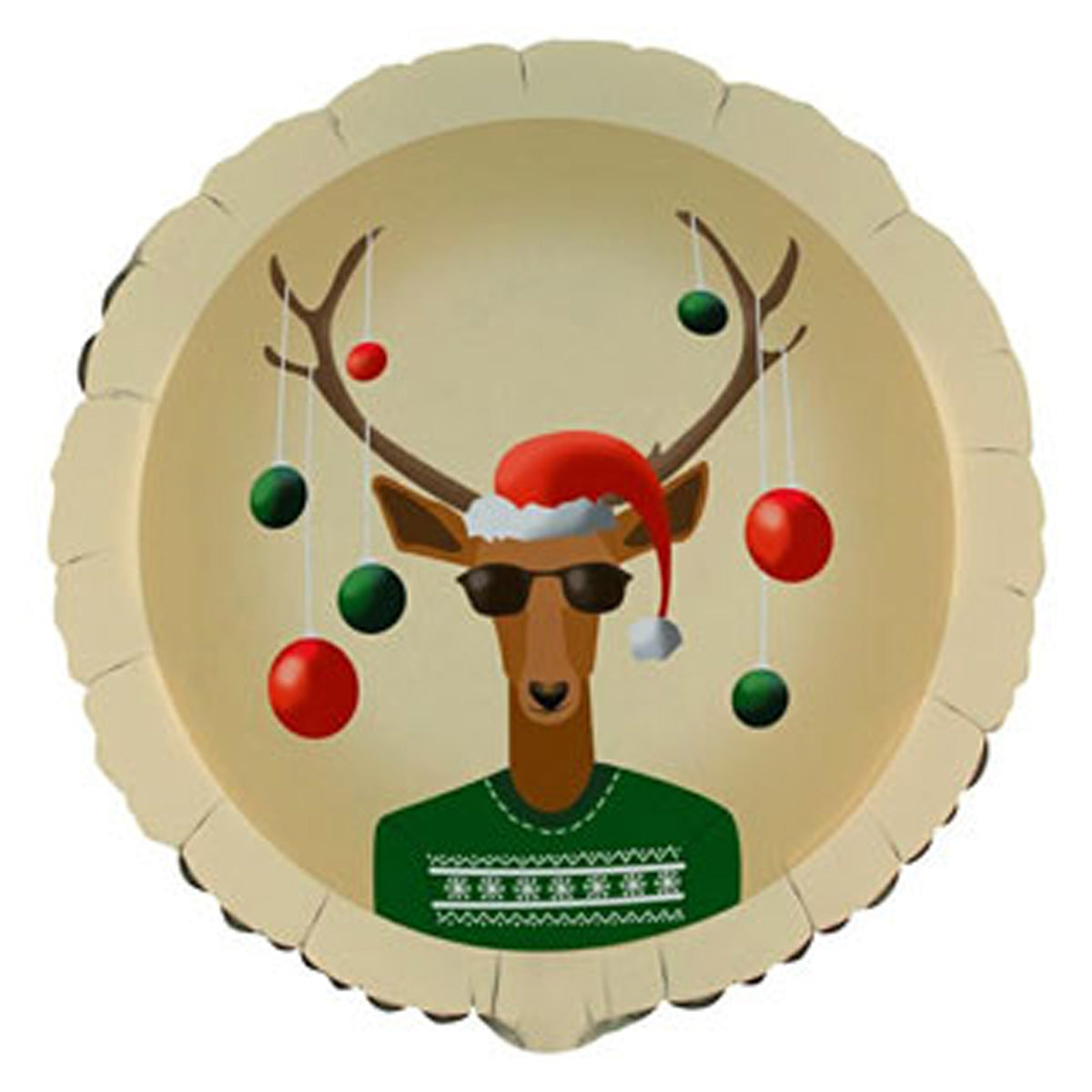 folienballon-weihnachtsrentier-46-cm-18-zoll image 1