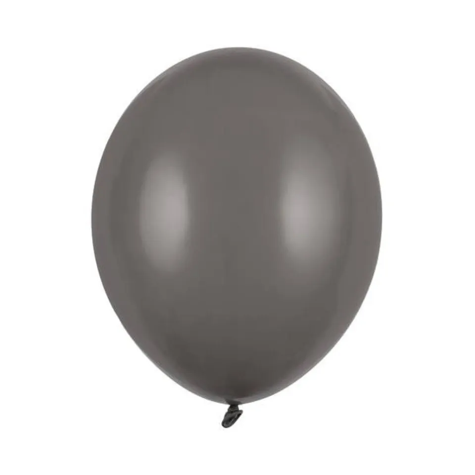 das-kost-mland-uni-pastell-luftballons-grau-50-stk-30cm-latex image 1