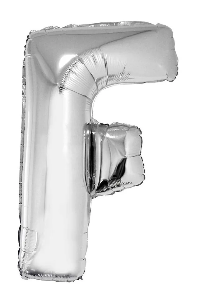 das-kost-mland-xxl-folienballon-buchstabe-f-100cm-silber image 1