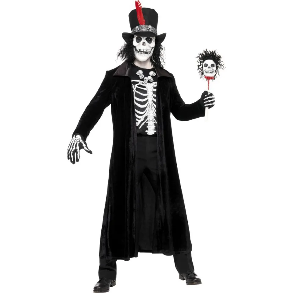 das-kost-mland-sensenmann-voodoo-hexer-kost-m-maske-gr-m image 1