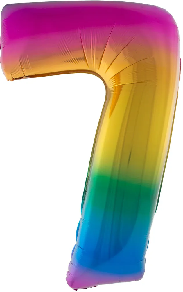 xxl-zahlen-folienballon-100cm-regenbogen-7 image 1