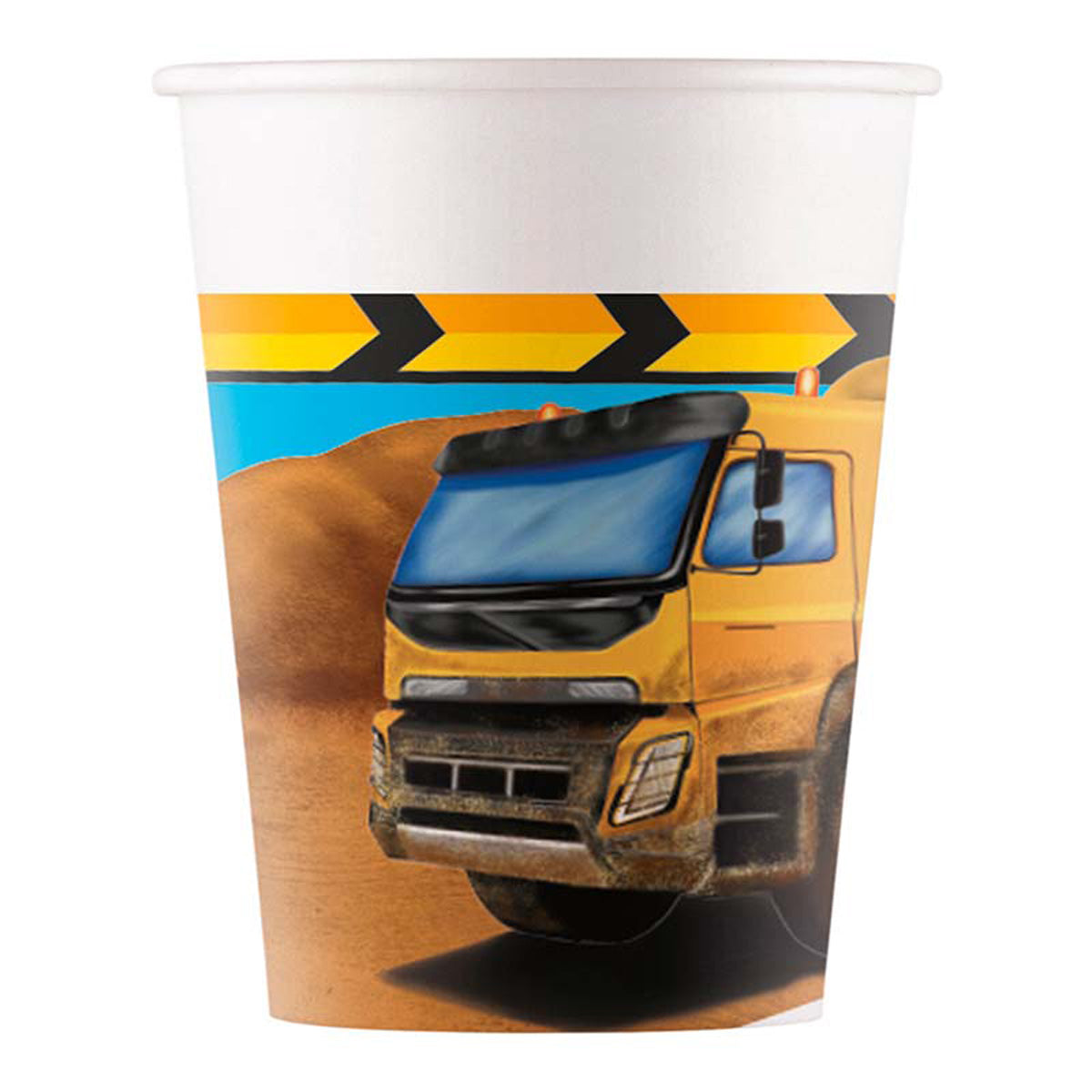 das-kost-mland-pappbecher-baustelle-200ml-8-st-ck-fsc image 1