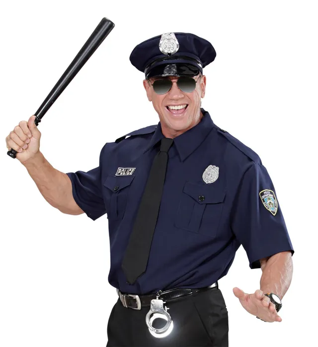 das-kost-mland-polizist-kost-m-hemd-krawatte-m-tze-blau image 1