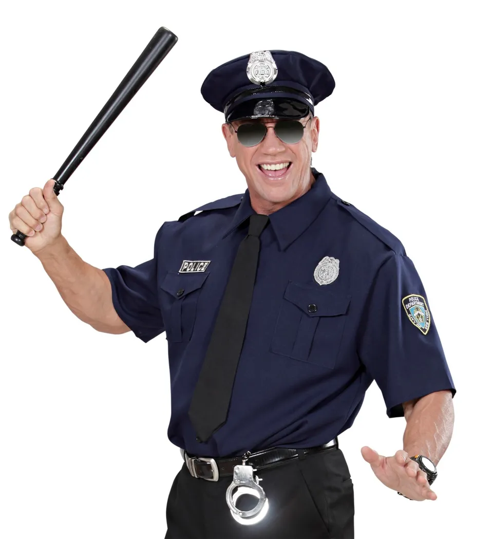 das-kost-mland-polizist-kost-m-hemd-krawatte-m-tze-blau image 1