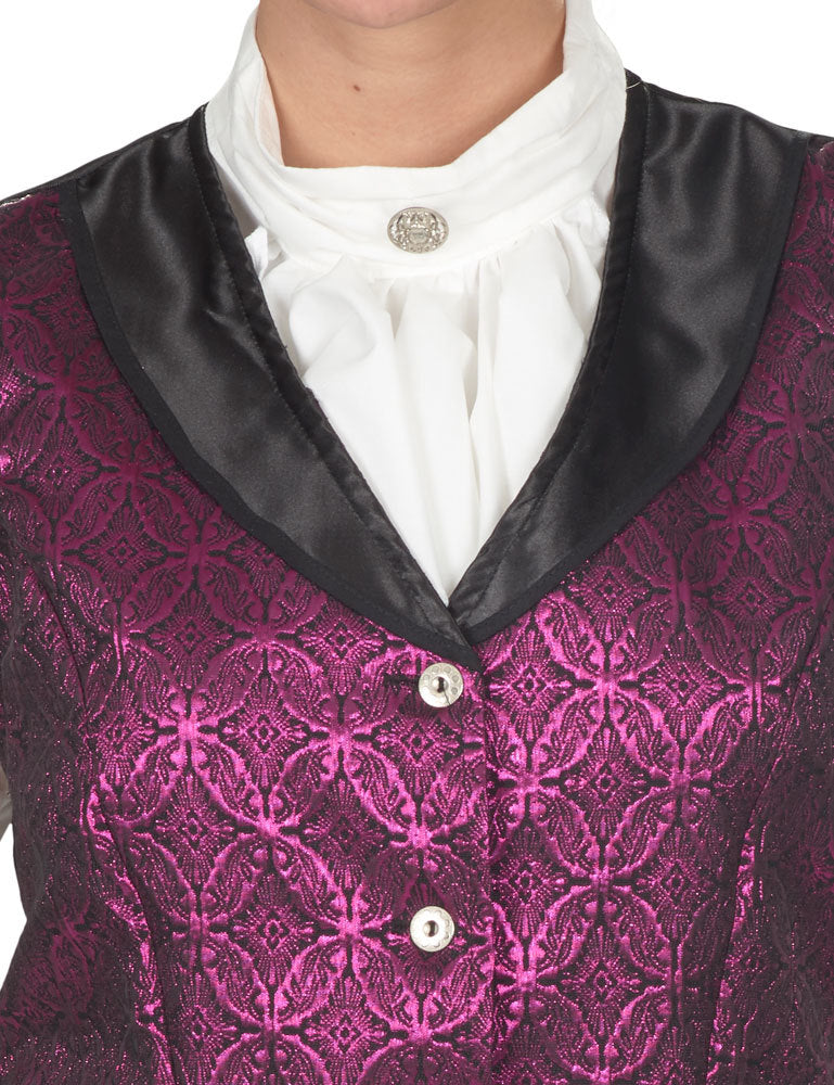 das-kost-mland-accessoires-brokat-weste-barock-damen-pink-gr-40-42 image 4