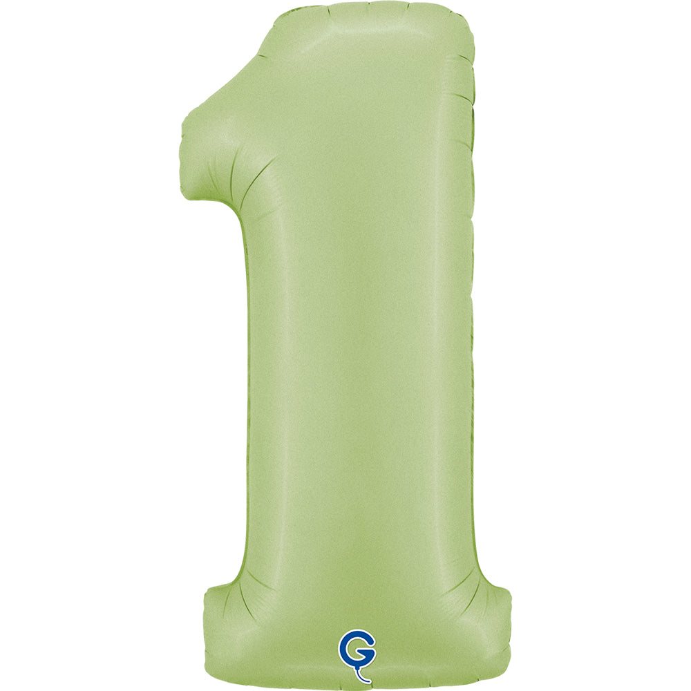 das-kost-mland-riesenzahl-folienballon-102cm-satin-olive image 3