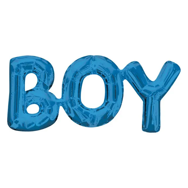 das-kost-mland-boy-ballongirlande-folienballon-blau-babyparty image 1