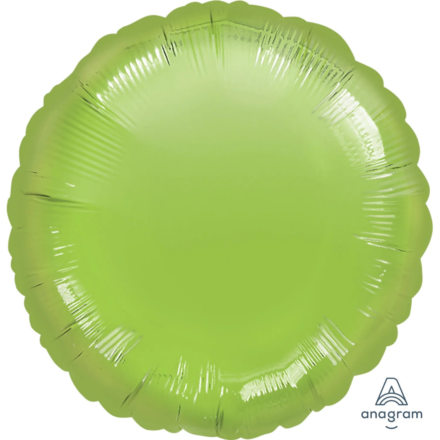 das-kost-mland-dekorationen-folienballon-uni-43cm-lime-green-kiwi image 1