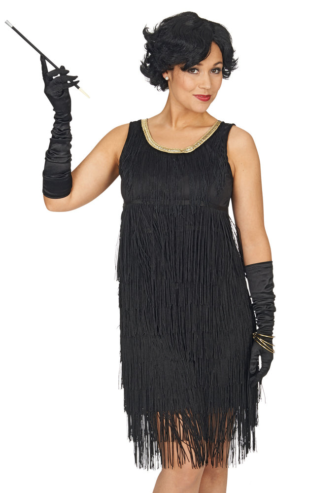 das-kost-mland-justine-charleston-kleid-fransen-schwarz image 3