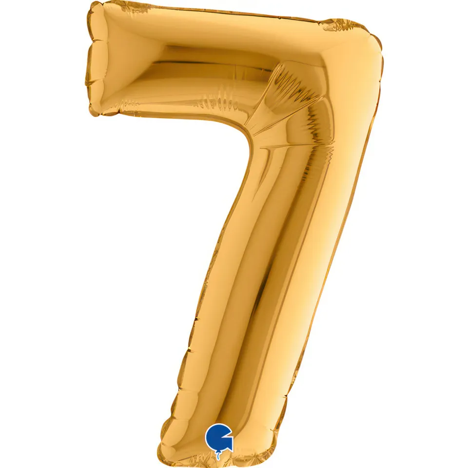 grabo-mini-zahlen-folienballon-gold-zahl-7-36cm image 1