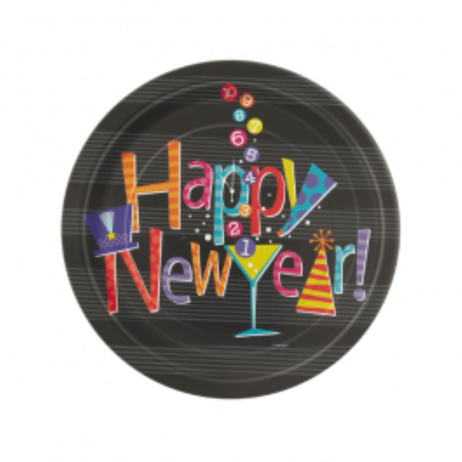 das-kost-mland-pappteller-new-year-countdown-18cm-8stk image 1
