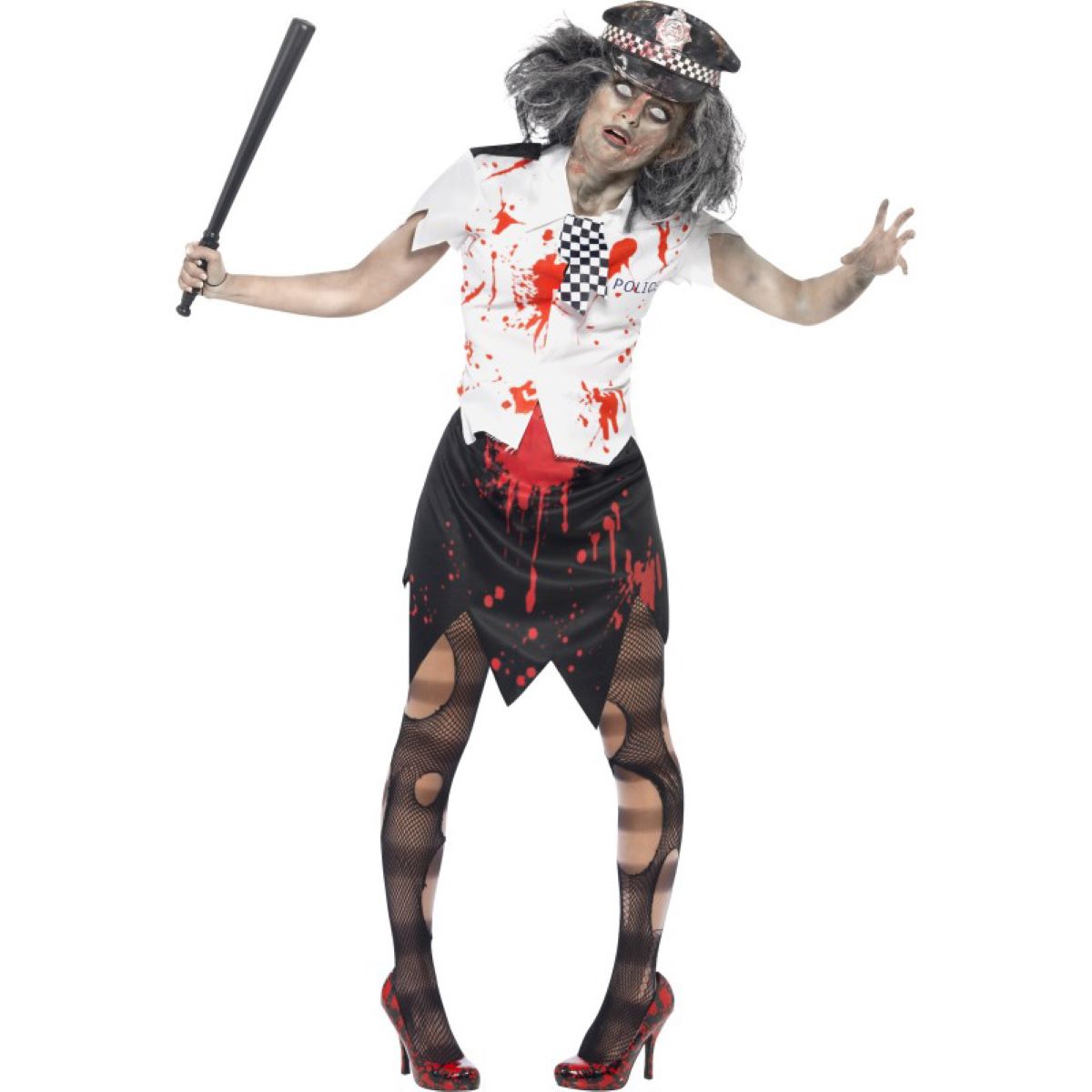 das-kost-mland-lady-zombie-polizistin-kost-m-gr-m image 1