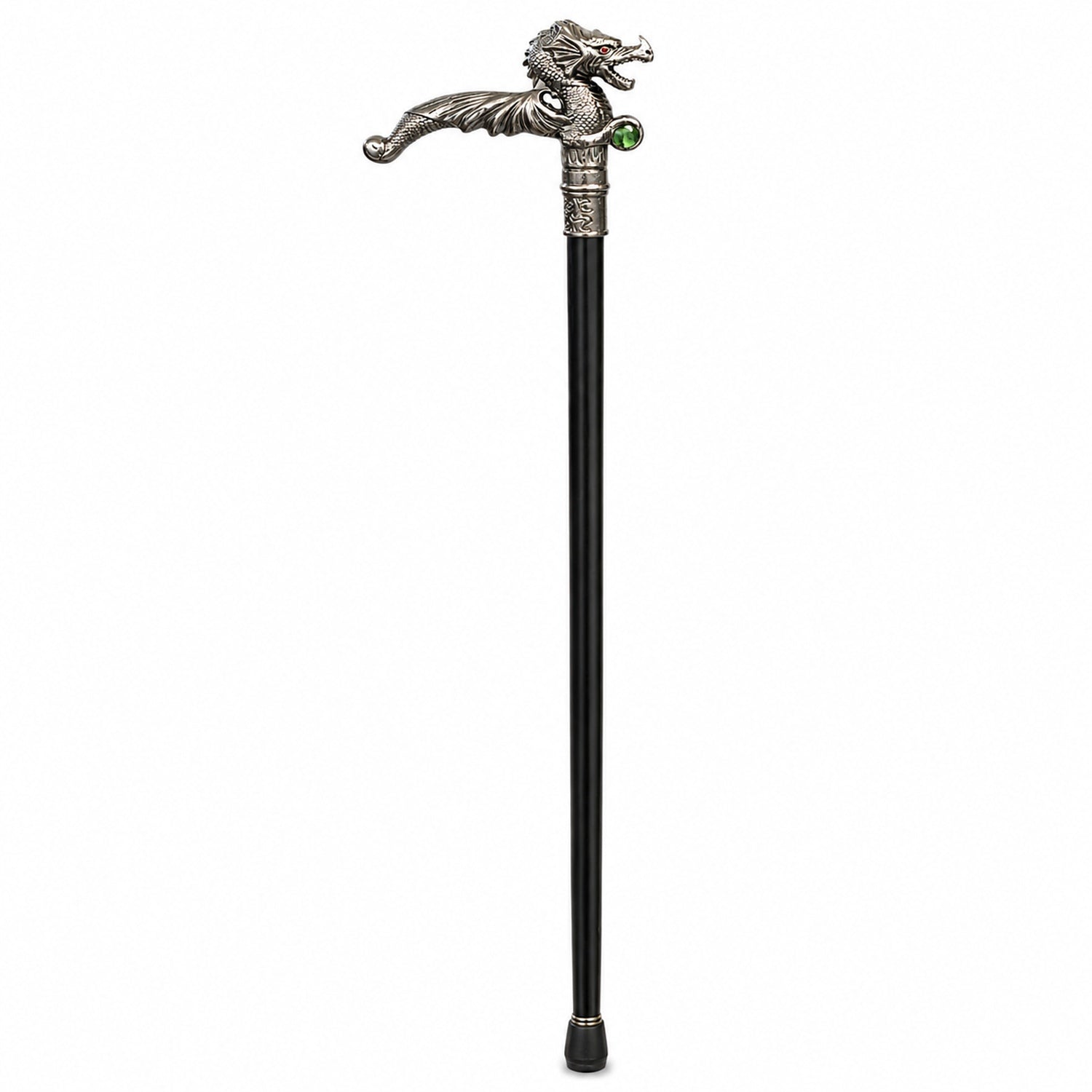 das-kost-mland-accessoires-gehstock-drache-gr-ner-kristall-93cm image 4