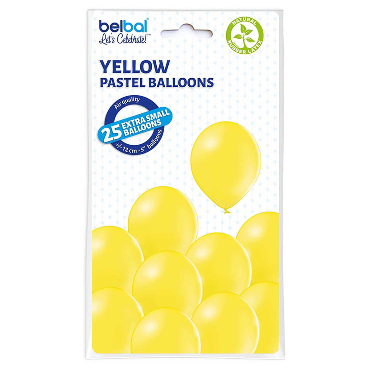 das-kost-mland-luftballons-gelb-12cm-25-st-ck-latex-unifarben image 1