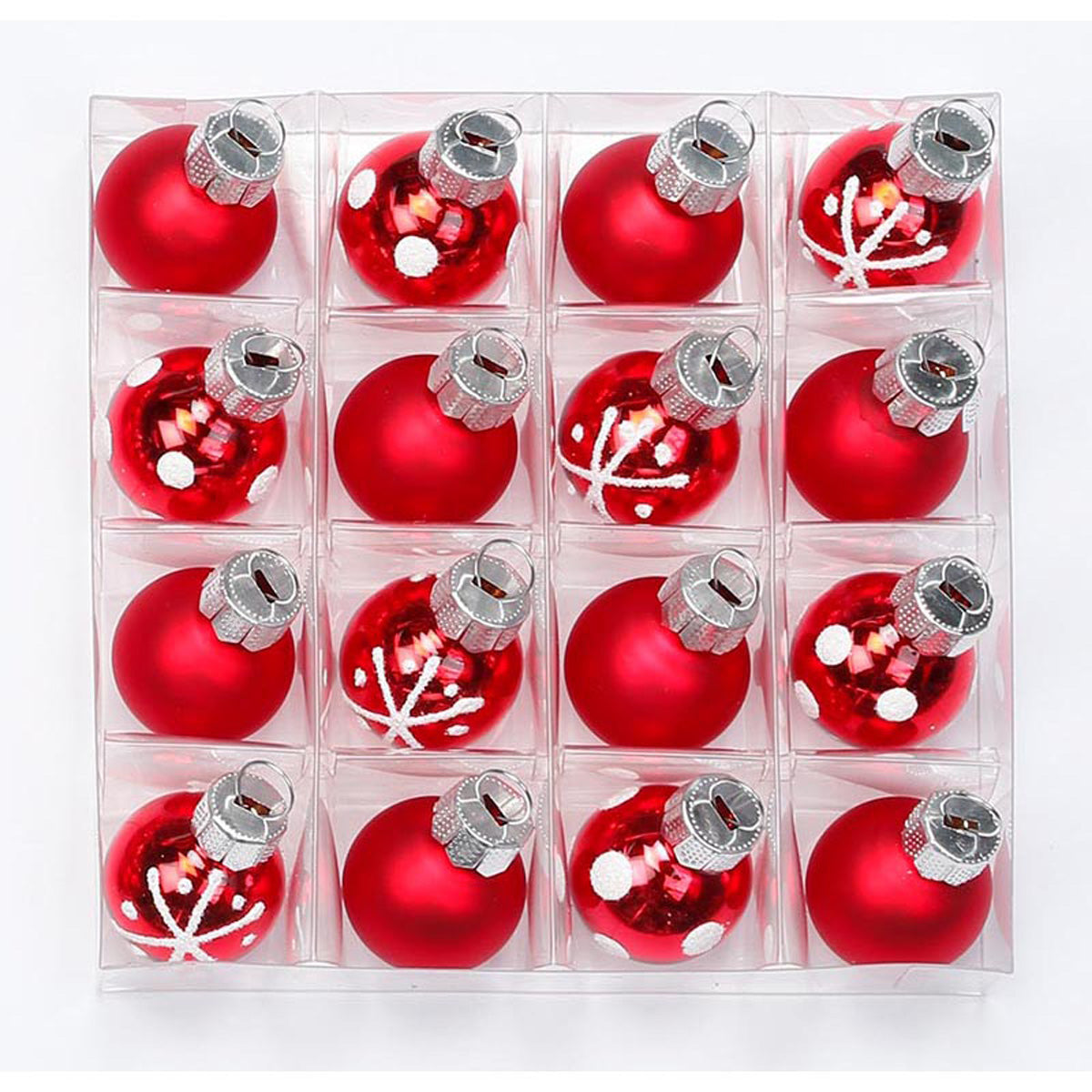 das-kost-mland-merry-red-weihnachtskugeln-rot-glas-16-st-ck image 2