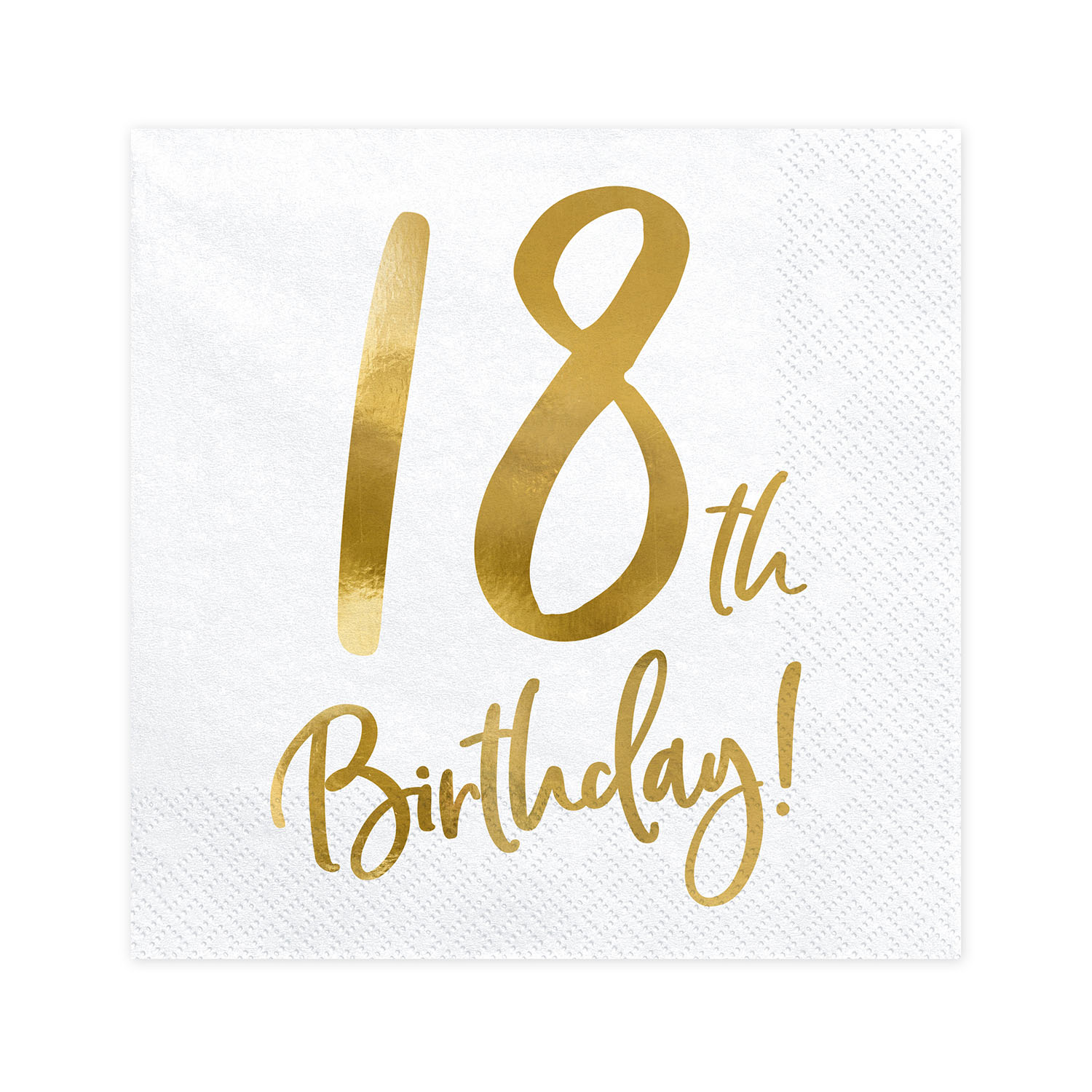 das-kost-mland-servietten-birthday-gold-18-20-stk-33cm image 1