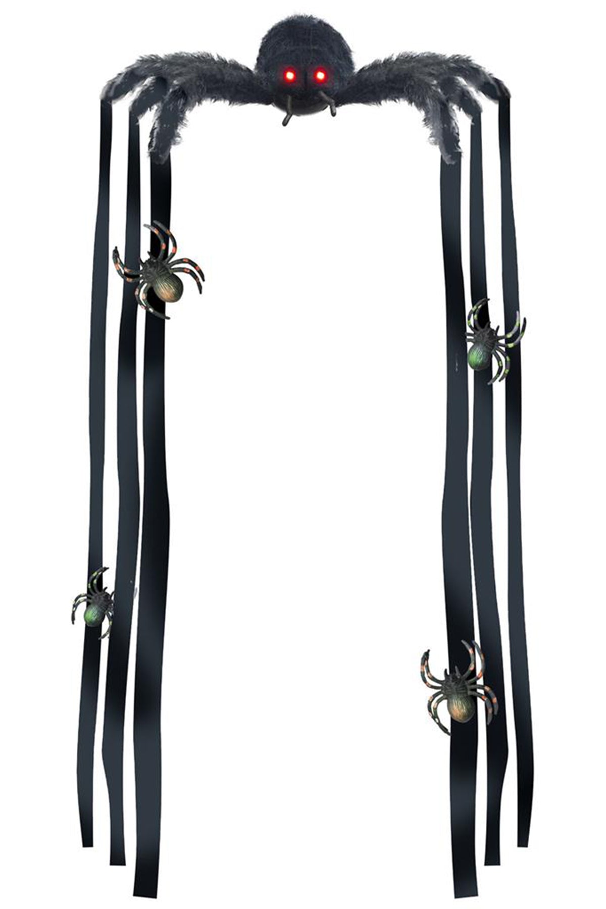 das-kost-mland-xl-spinne-animiert-90-cm-schwarz-halloween image 1