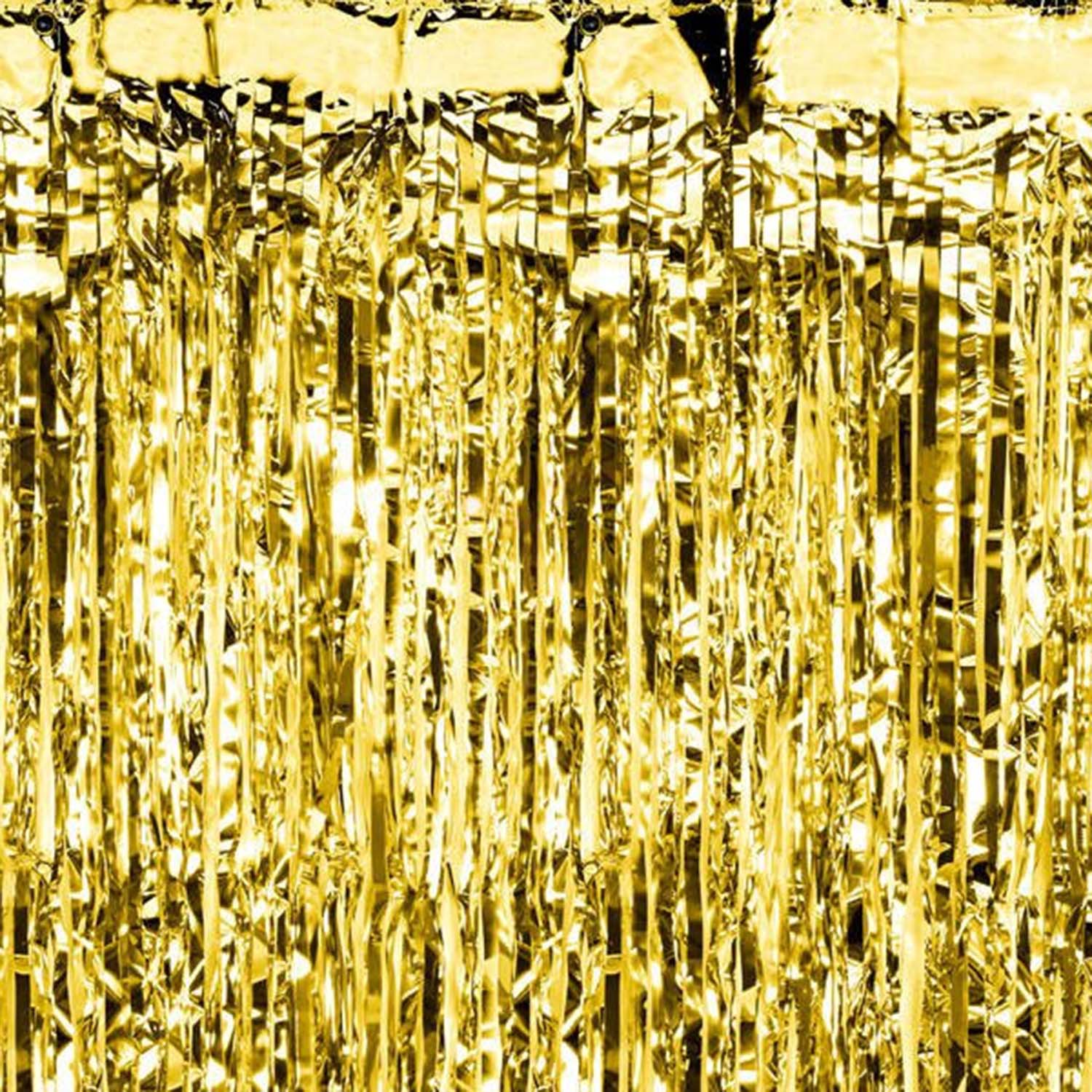 das-kost-mland-dekorationen-t-rvorhang-lametta-90x250cm-gold-folie image 1