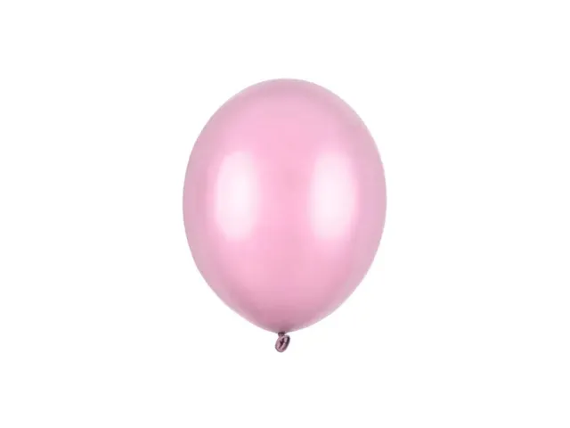 das-kost-mland-uni-metallic-latexballon-candy-pink-100-stk image 1