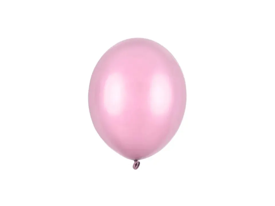 das-kost-mland-uni-metallic-latexballon-candy-pink-100-stk image 1