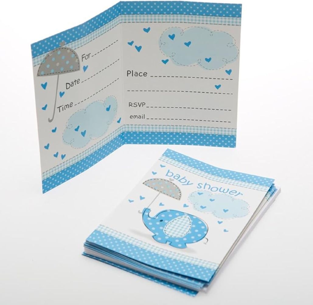 das-kost-mland-elephant-blau-einladung-karten-8-st-ck image 3