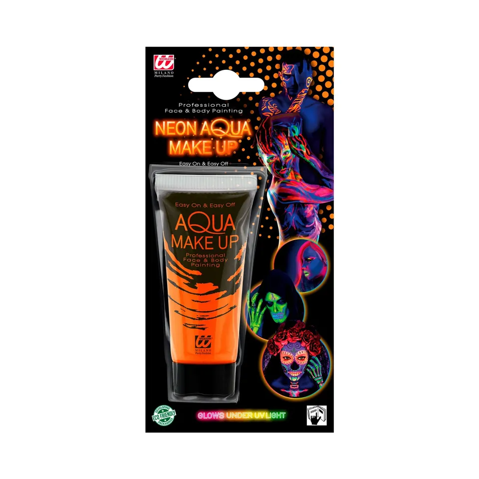 das-kost-mland-accessoires-aqua-make-up-tube-30ml-neon-orange-uv image 1