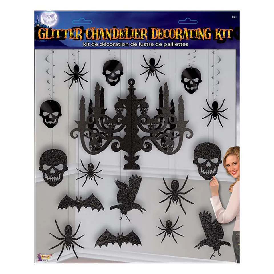 das-kost-mland-deko-swirldeko-halloween-kronleuchter-h-ngend image 1
