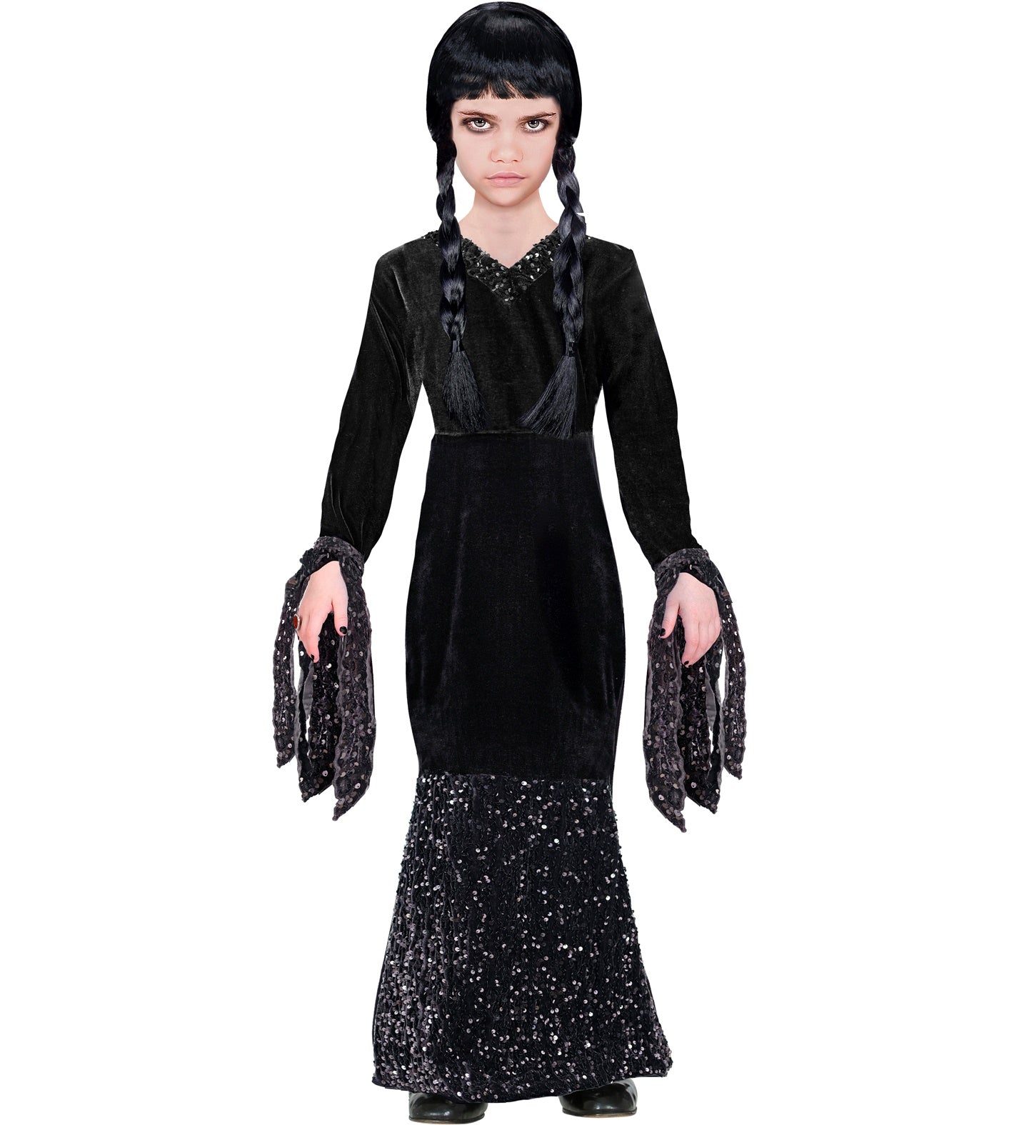 dark-girl-kinderkost-m-glamour-abendkleid-schwarz-128 image 2