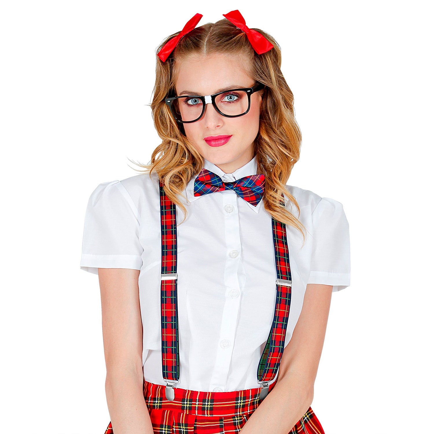 nerd-kost-m-set-3-tlg-mehrfarbig-brille-fliege-hosentr-ger image 3