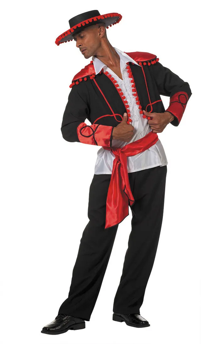 das-kost-mland-spanier-diego-herren-kost-m-3-tlg-schwarz-rot image 1