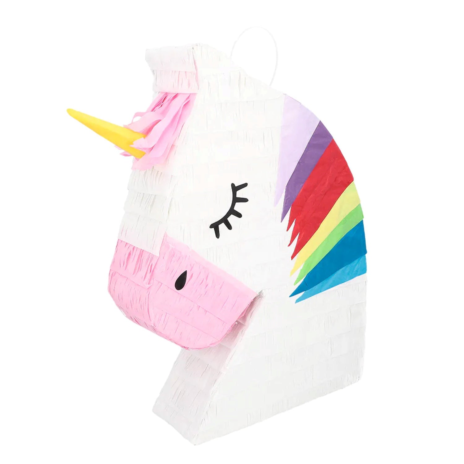 das-kost-mland-dekorationen-pinata-einhorn-aurora-kopf-wei image 1