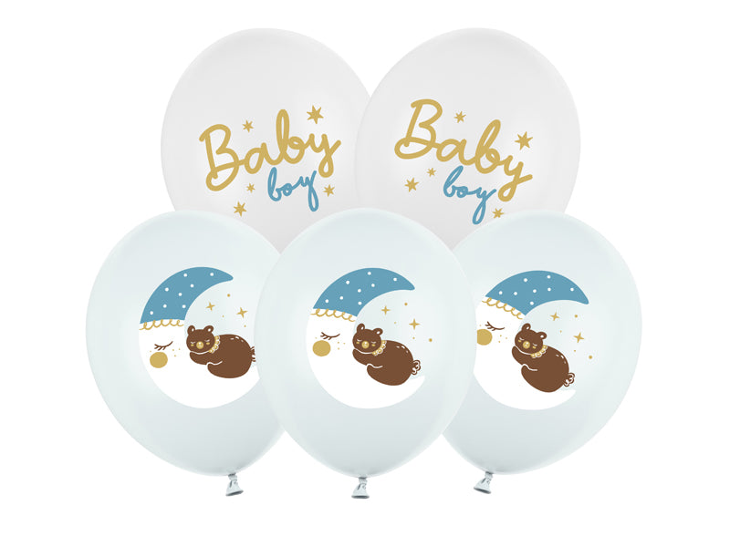 luftballon-baby-boy-30-cm-6-st-ck-hellblau image 1