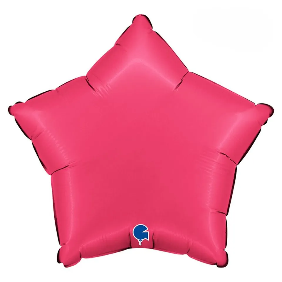 folienballon-stern-46cm-uni-satin-lipstick-18-zoll image 1