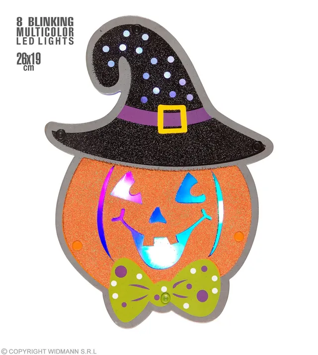 das-kost-mland-led-pumpkin-leuchtk-rbis-26x19-cm-bunt image 1