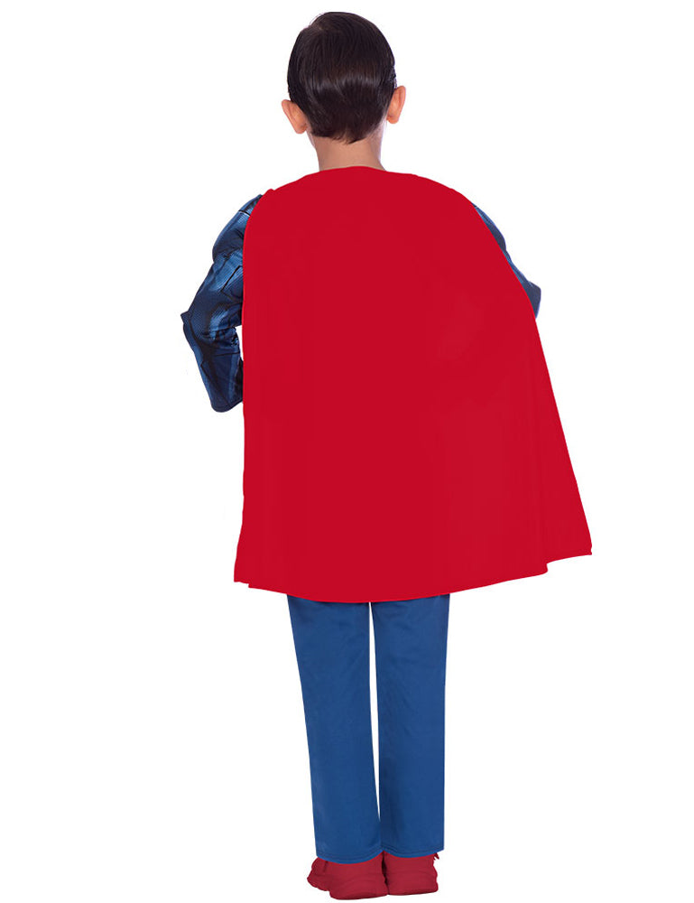 das-kost-mland-superman-classic-kost-m-jungen-blau-rot-6-8-jahre image 3