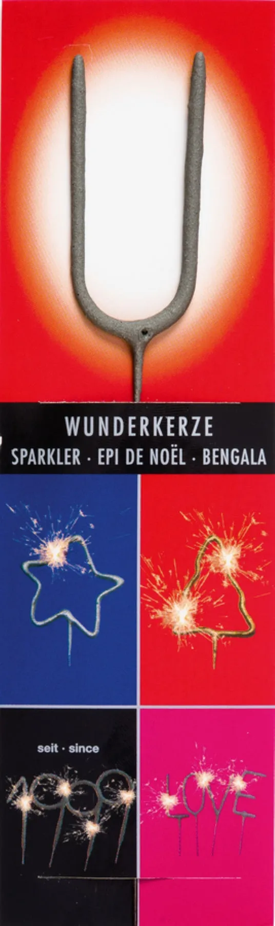 das-kost-mland-classic-wunderkerze-buchstabe-u-6-5cm image 1