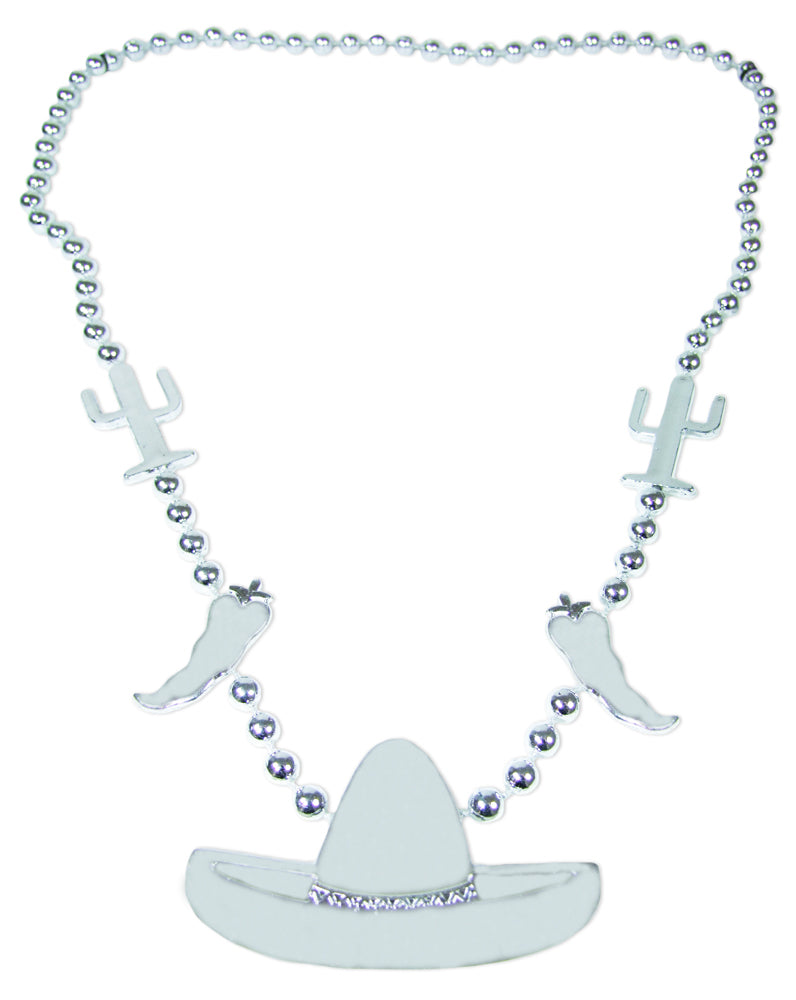 das-kost-mland-accessoires-mexiko-halskette-silber-sombrero image 1