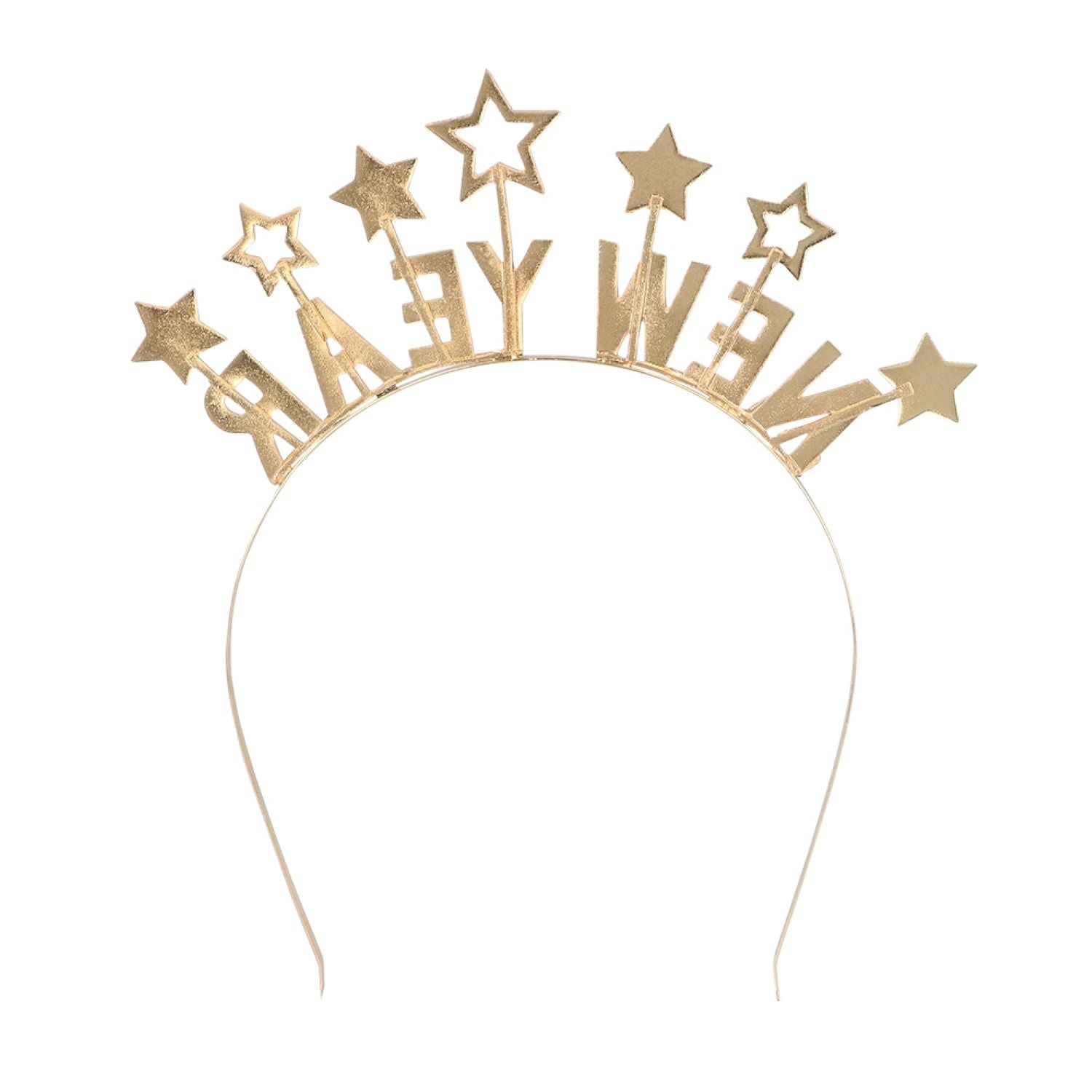 das-kost-mland-accessoires-new-year-metall-diadem-gold-schwarz image 3