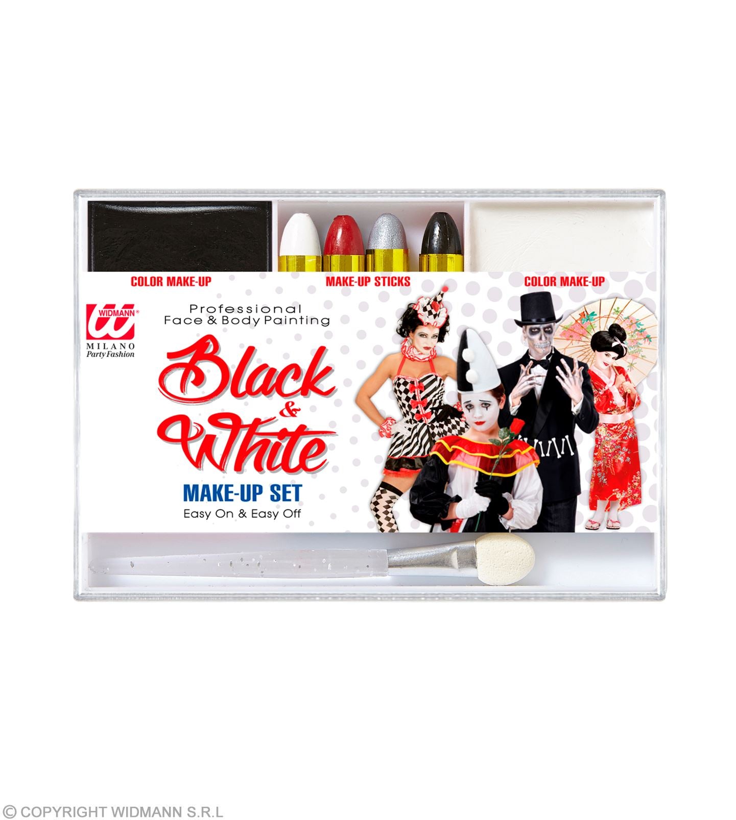das-kost-mland-make-up-set-schwarz-wei-schminkset-fasching image 1