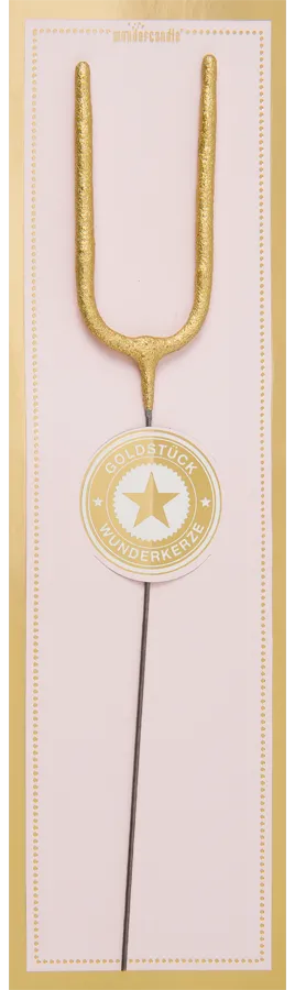 das-kost-mland-wunderkerze-buchstabe-classic-u-gold-6-5-cm image 1