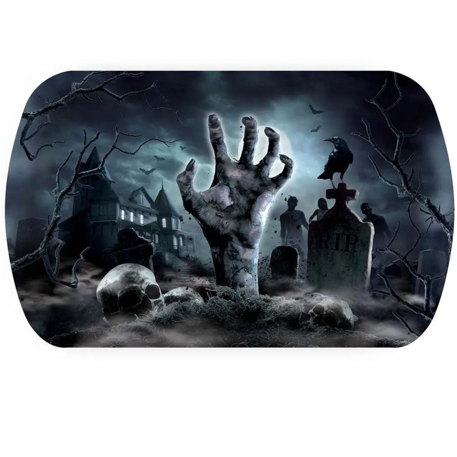 das-kost-mland-friedhof-tablett-39x24cm-halloween-kunststoff image 1