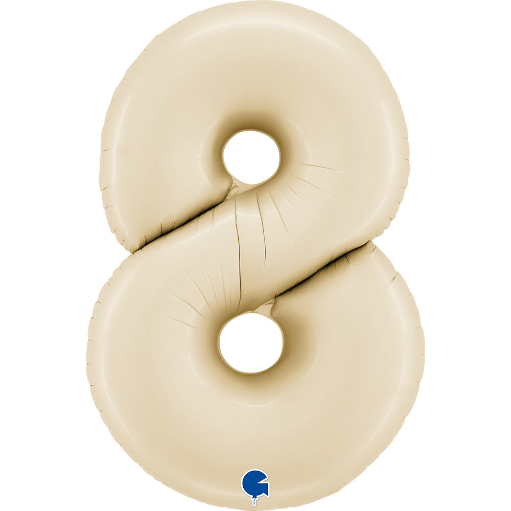 grabo-riesenzahl-folienballon-26-66cm-zahlenballon-8-satin-cream image 1