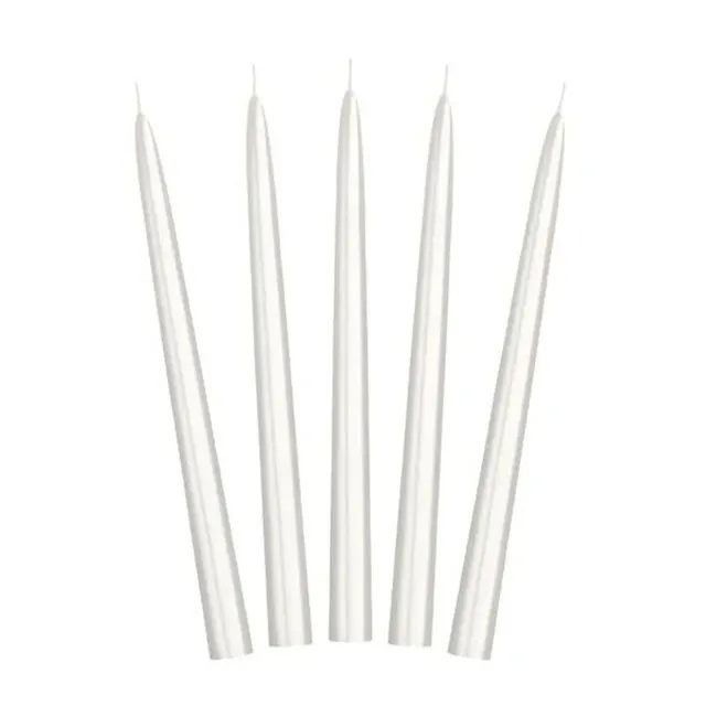 das-kost-mland-spitzkerzen-24cm-pearl-metallic-10-stk image 1