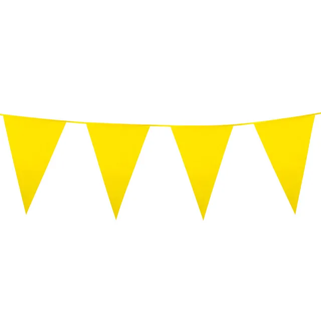 das-kost-mland-wimpelkette-pe-10-m-gelb-45x30-cm image 1
