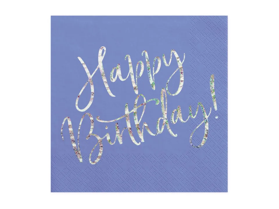 das-kost-mland-dekorationen-servietten-happy-birthday-blau-20-stk-33cm image 1