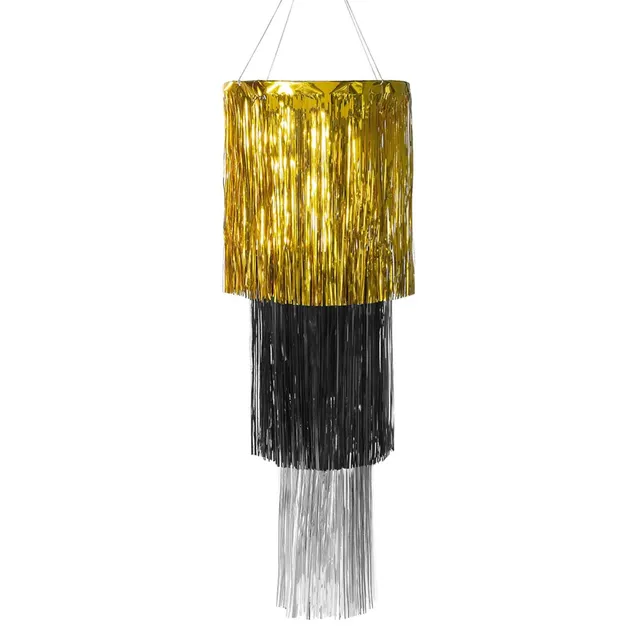 das-kost-mland-partytime-kronleuchter-gold-schwarz-110-cm image 1